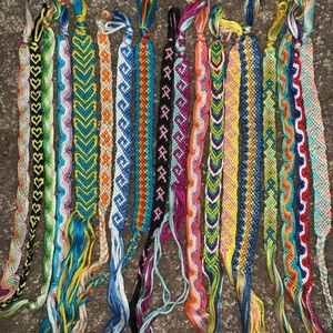 Handmade string bracelets